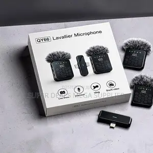 High-Performance 3 in 1 Dual Mics Wireless Lavalier Microphone
