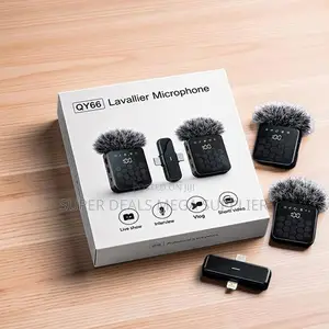Reliable Portable 3 in 1 Dual Mics Wireless Lavalier Microphone