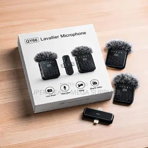 Advanced Smart 3 in 1 Dual Mics Wireless Lavalier Microphone