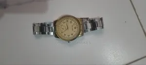 Silver Golden Watch