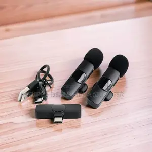 Smartphone Friendly Mini Lapel Lavalier Dual Wireless Microphone