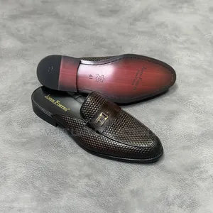 John Foster Leather Mules