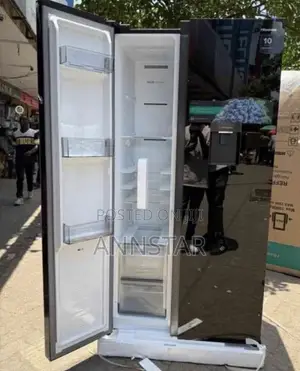 Side by Side 541L Glass Door Fridge