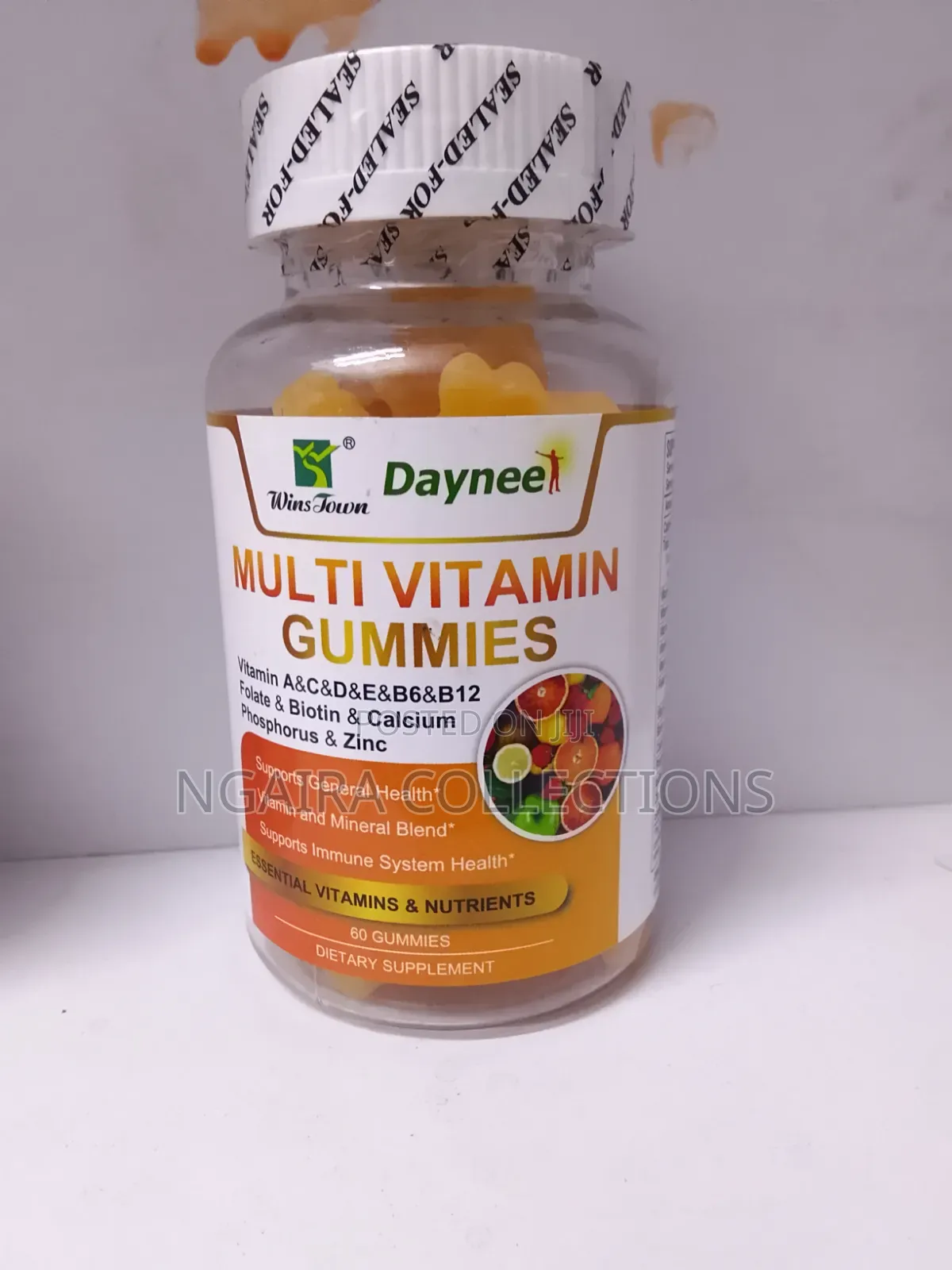 MULTI - VITAMIN GUMMIES - Vit a C D E B6 B12 Folate , Biotin , Cal Zn