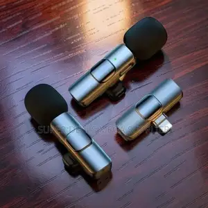 Android Compatible Mini Lapel Lavalier Dual Wireless Microphone