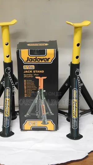 Jadever 2 Ton Capacity Ratchet Type Jack Stand Cars and SUVs (Pair)