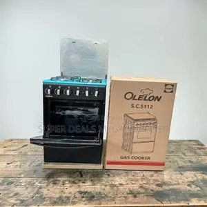 Energy-Efficient Free Standing 4 Gas Cooker Burner With Electric Oven