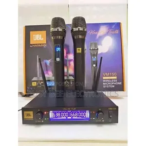 JBL VM150 UHF Wireless Microphone System – 2 Handheld Microphones