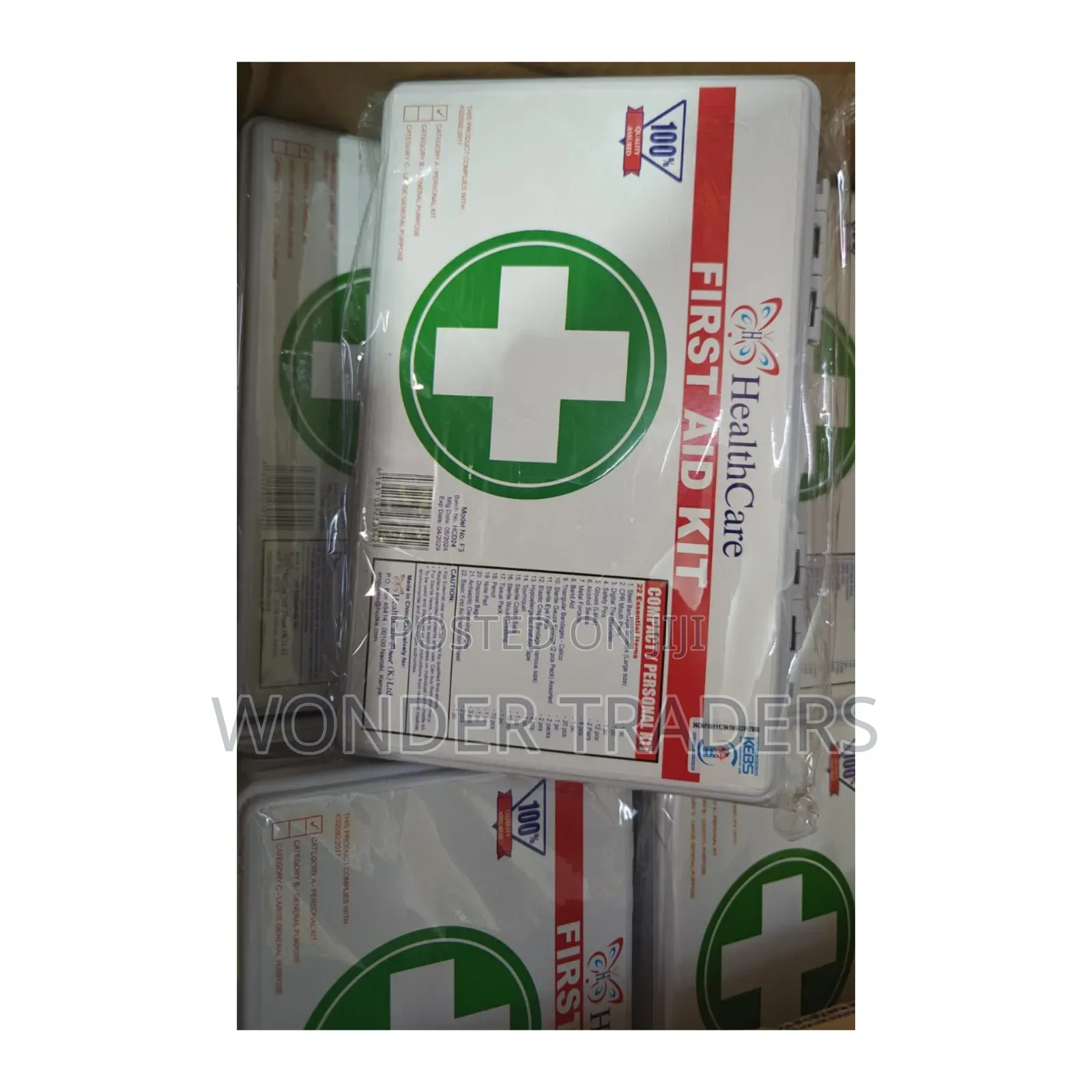 First Aid Kit With PSV Written