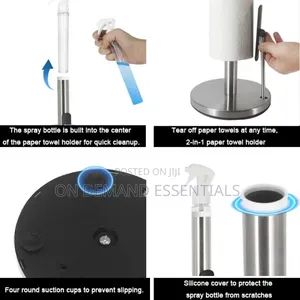 2-in-1 Paper Holder Spray Bottle