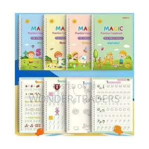 4 Pieces Sank Magic Practice Copybooks for Kids