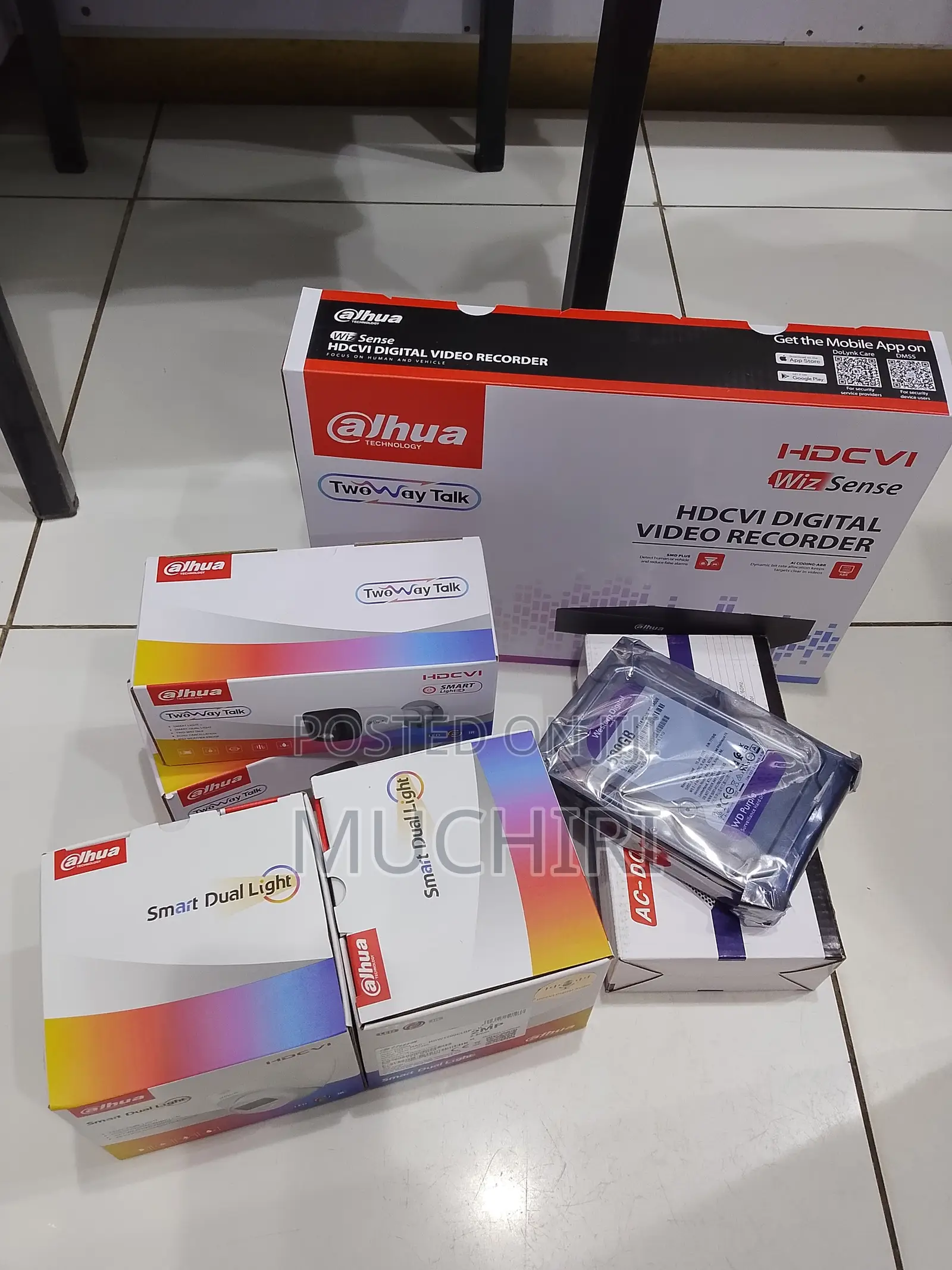 Full Color Dahua 8ch CCTV System Kit 8 Cameras Reliable Surveillance