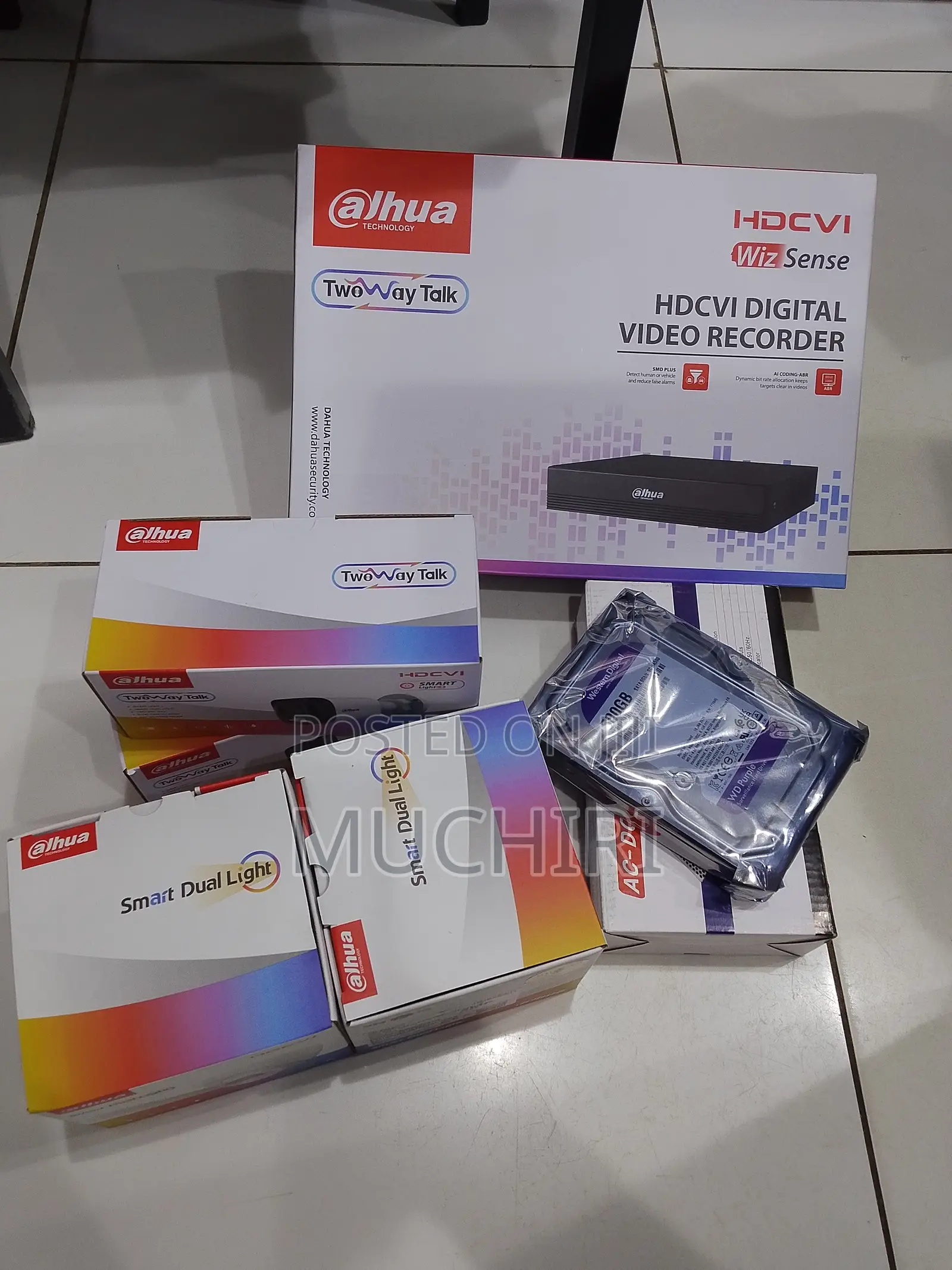 Full Color Dahua 8ch CCTV System Kit 8 Cameras Reliable Surveillance