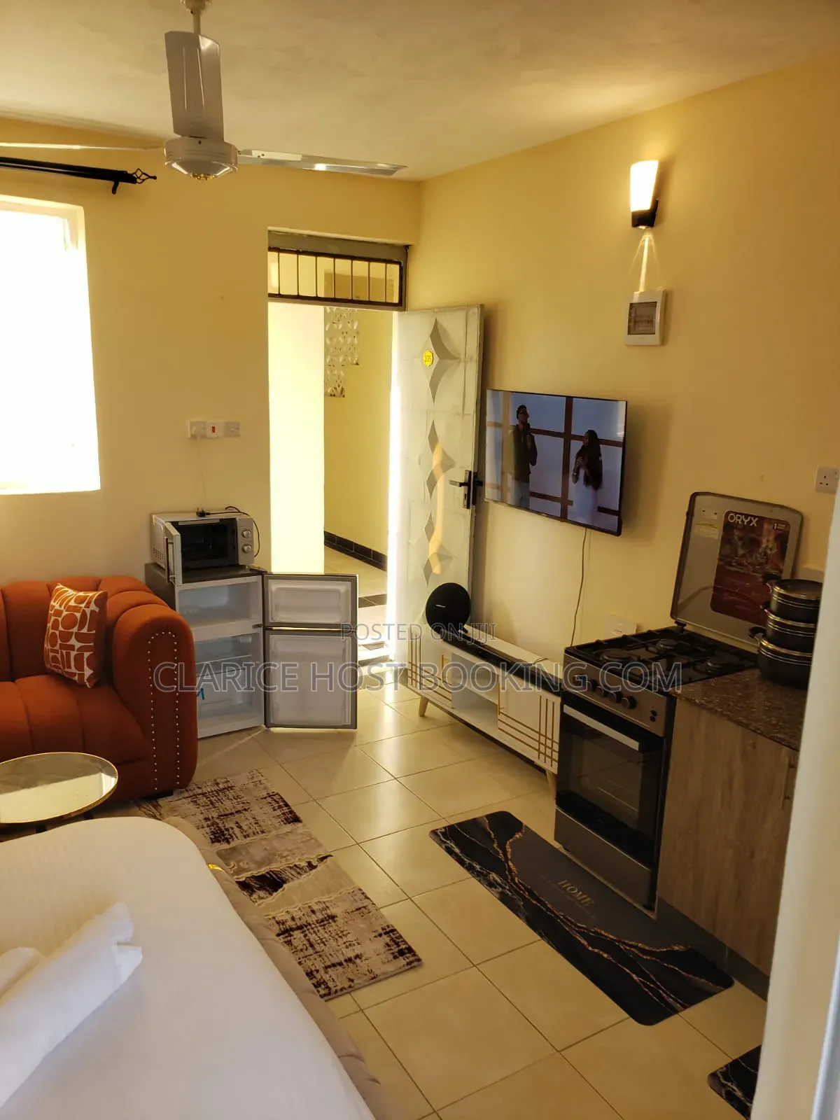 Cute Studio With Rooftop Swimming in Mtwapa
