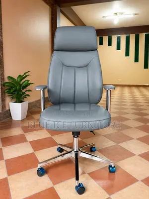 Premium Executive Leather Office Chair - High Back Ergonomic Design