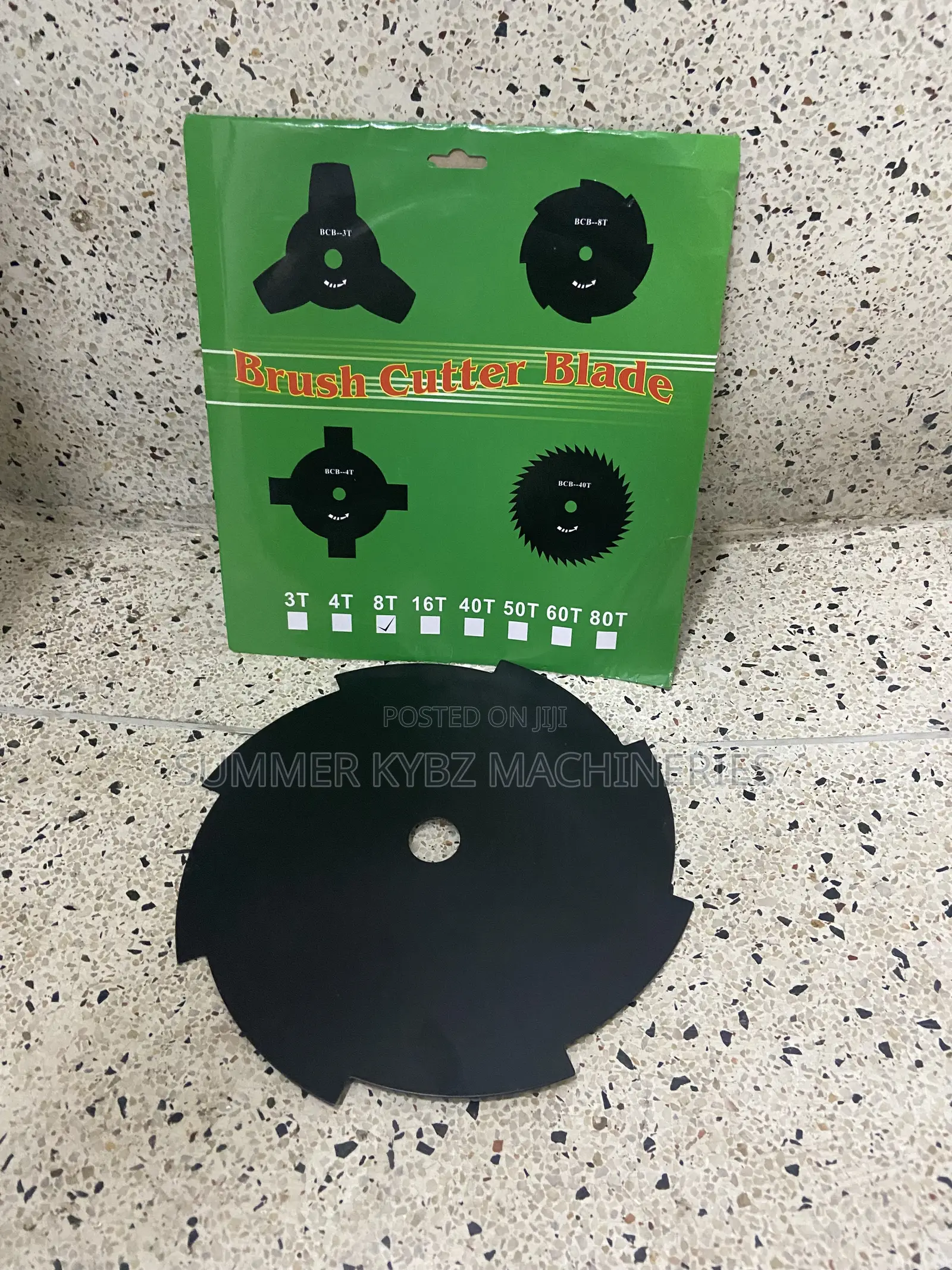 8-Tooth (8T) Brush Cutter Blade