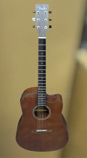 Fender CD-60 Cutaway Semi-Acoustic Guitar With Built-in Tuner