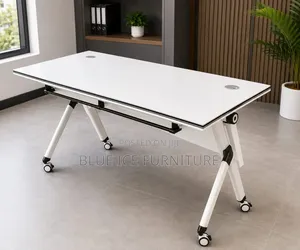 Modern Foldable Training Table With Wheel's