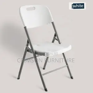 Heavy Duty Multipurpose Foldable Chair -White