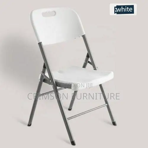 Heavy Duty Multipurpose Foldable Chair -White