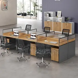Office Workstation; Six Users Office Collaboration Session Workstation