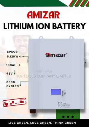 Amizar Lithium Ion Battery 5.12kwh 48v