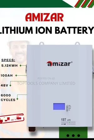 Amizar Lithium Ion Battery 5.12kwh 48v