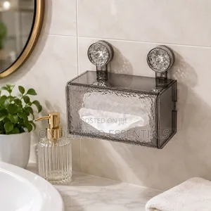 Suction Cup Glacier-Pattern Tissue Box