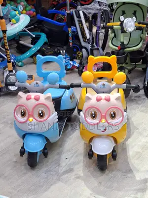 Kids Motorbike Ride-on Toy With Back Support