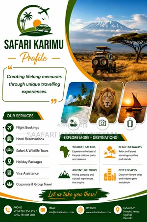 Book With Us for Unforgettable Experience