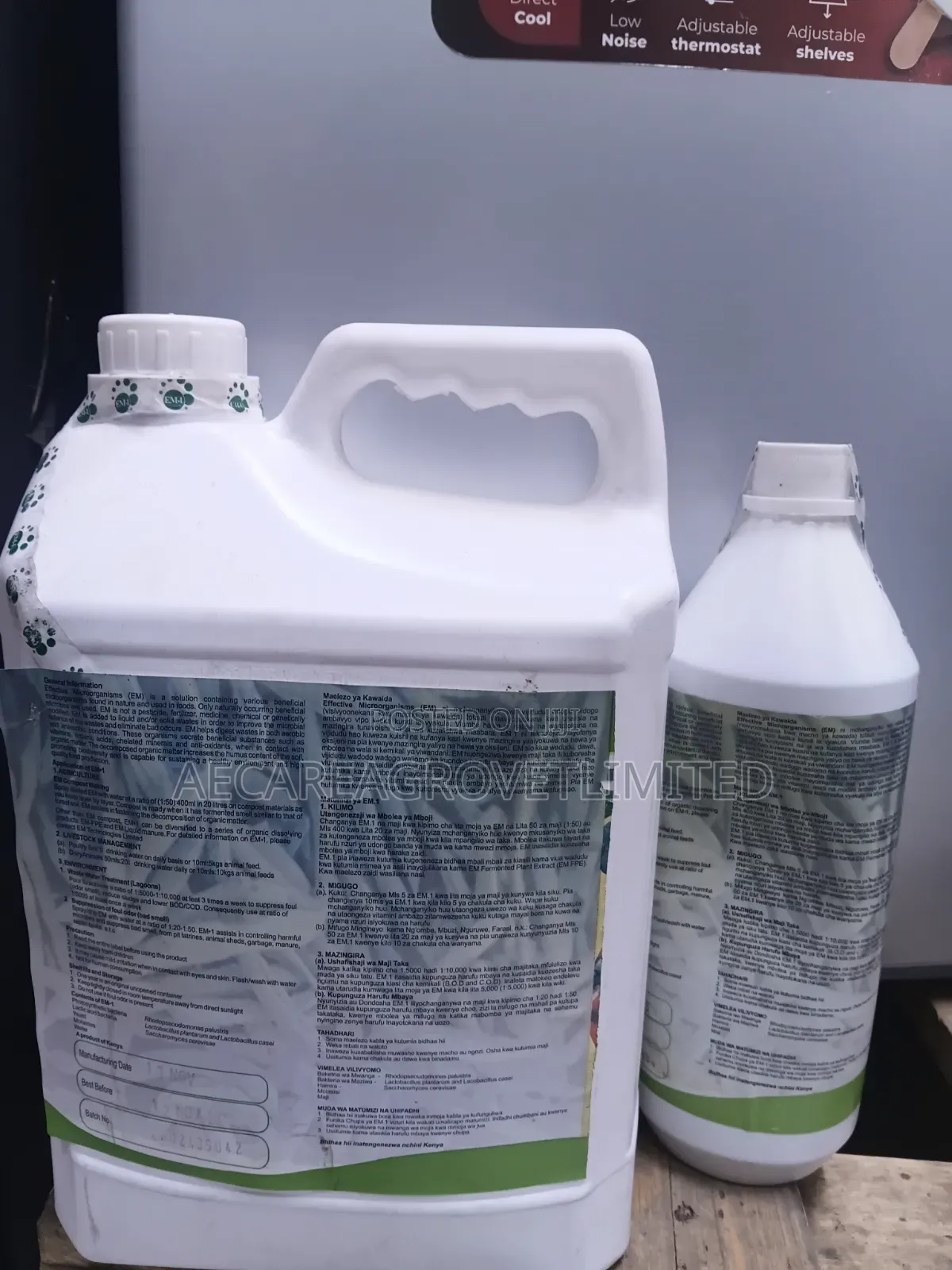 Em - 1 Effective Micro-Organisms Organic 1litre, 5litre