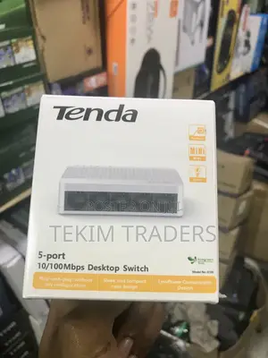 Tenda S105 5 Port 10/100 Switch Plug Play Mini Desktop