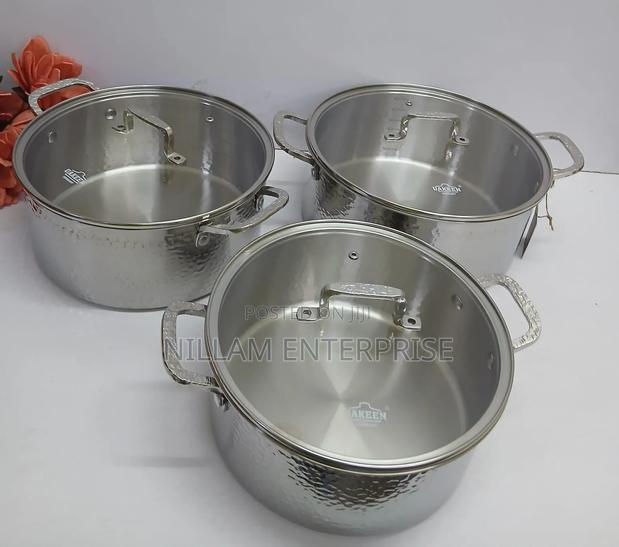 6 PCS Premium High Quality Stainless Steel Cookware Set - thumbnail 2