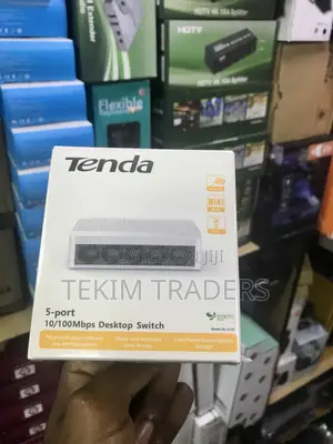 Tenda S105 5 Port Fast Ethernet Switch Plug Play