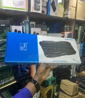 Q19 104-Key USB Wired Keyboard With Ergonomic Design