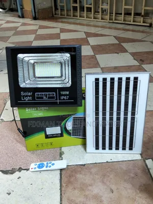 BRIGHTEST IP 68 SOLAR FLOOD LIGHT 100 Watts With Remote
