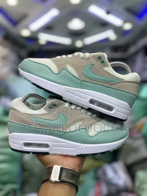 Nike Airmax 1 “Mica Green “ Quality Leather Size 38-45