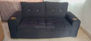 2 Seater Black Seat