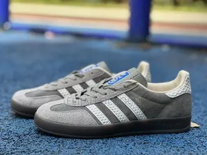 Adidas Gaezelle Indoor “Grey “ Quality Leather Size 39-45