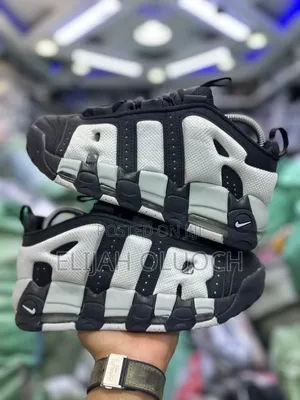Nike Air Max Uptempo “White Photon “ Quality Leather