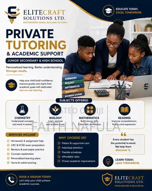  Private Tutoring Services | Junior Secondary High School