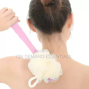 Double Sided Bath Back Scrubber With Long Handle