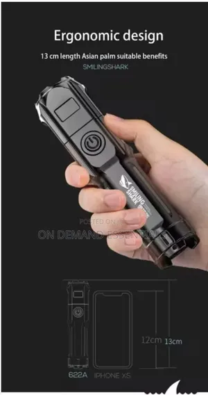 Smiling Shark Led Flashlight Rechargeable