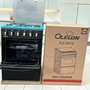 Stable Made Free Standing 4 Gas Cooker Burner With Electric Oven