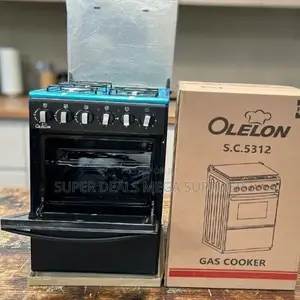 Fast Cooking Free Standing 4 Gas Cooker Burner With Electric Oven