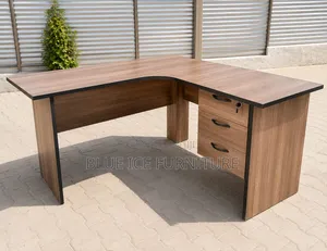 Executive Lshape Office Desk With Lockable Drawer
