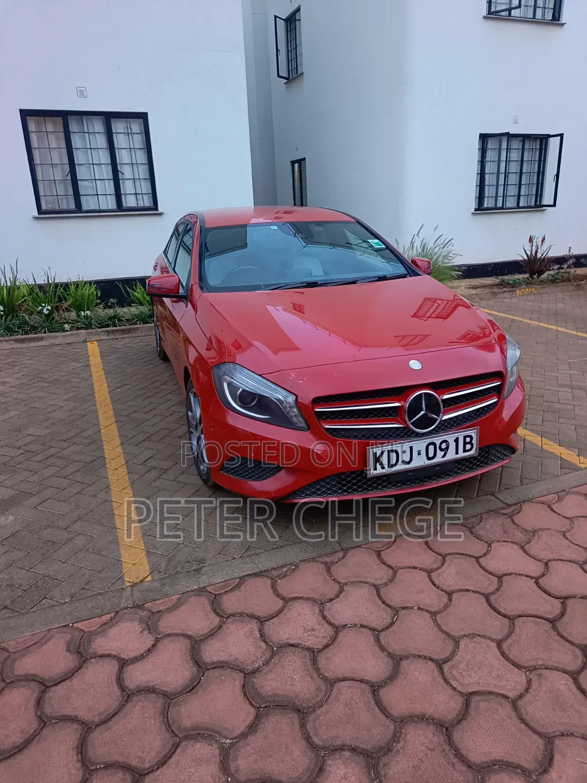 Mercedes-Benz A-Class 2015 Red