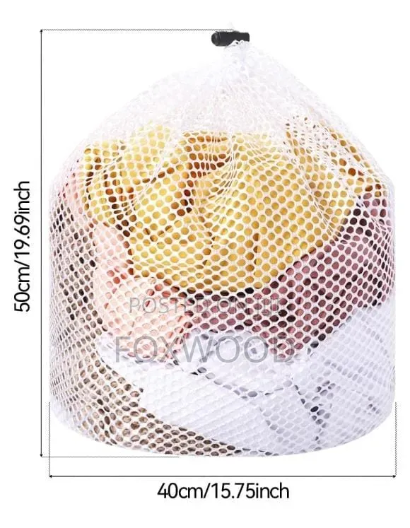 Large Mesh Laundry Bag 2pcs
