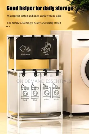 New Laundry Basket Foldable Dirty Clothes Organizer With Wheels
