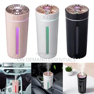 Wireless Car Air Humidifier With Colorful Night Light